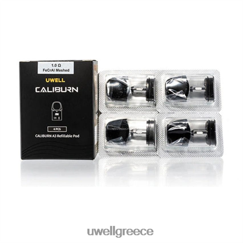 UWELL E Cigarette - 4XVT2F19 UWELL CALIBURN A3 ανταλλακτικά δοχεία | 4-συσκευασία 08 ohm 2